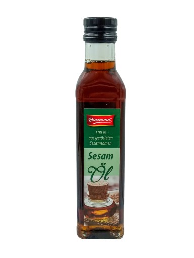 SEZAMOVÝ OLEJ 250ml Z Pražených DIAMANTOVÝCH semienok