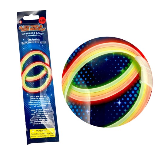 FLUO ľahká čelenka NÁRAMOK svietiace tyčinky NEON náramky svetlušiek