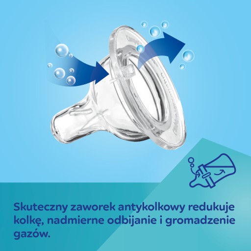 Canpol EasyStart antikoliková fľaša 120ml MOUNTAINS s cumlíkom 0m+