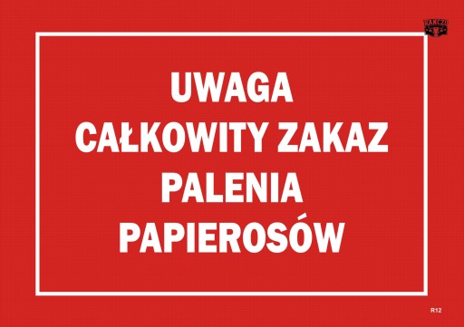 INFORMAČNÁ TABUĽKA ZÁKAZ FAJČENIA