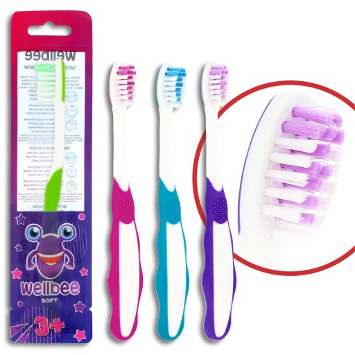 WELLBEE zubná kefka pre deti KIDS (3+)