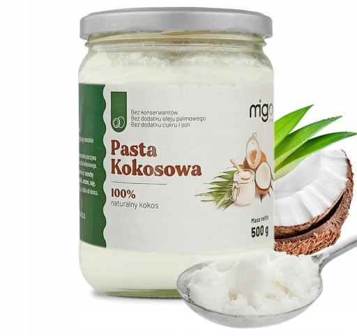 KOKOSOVÁ PĚNA, prírodná kokosová pasta - 500g - MIGO