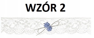 SVADOBNÝ SVADOBNÝ PODväzok SVADBY NEVEBY 14xVZOR
