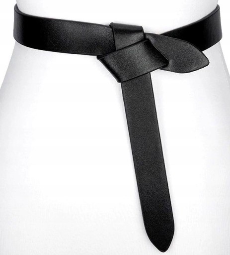 Kožený dámsky dlhý, elegantný opasok