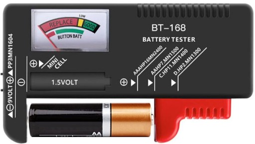AA AAA R14 Battery Meter Battery Tester