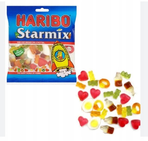 Mini balenie želé Haribo Starmix Chlapčenské darčekové darčeky Holidays