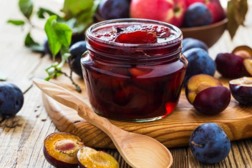 Slivky v géle frużelina koláče dezerty vafle 500 g