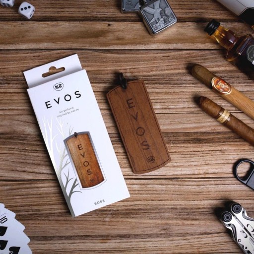 Drevený voňavý prívesok K2 EVOS Boss V034