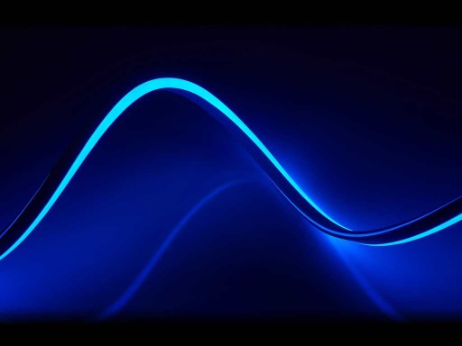 LED pásik 12V vodeodolný 1m NEON MODRÁ