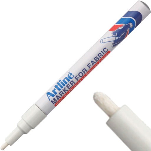TOMA Artline biely fix na oblečenie a látky