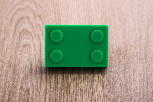 Gombík na detský nábytok GUMA GREEN BRICK GTV