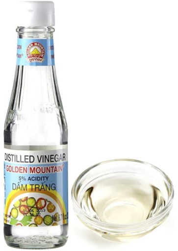 Thajský destilovaný ocot na sushi Dam Trang Glass Bu 200ml GOLDEN MOUNTAIN
