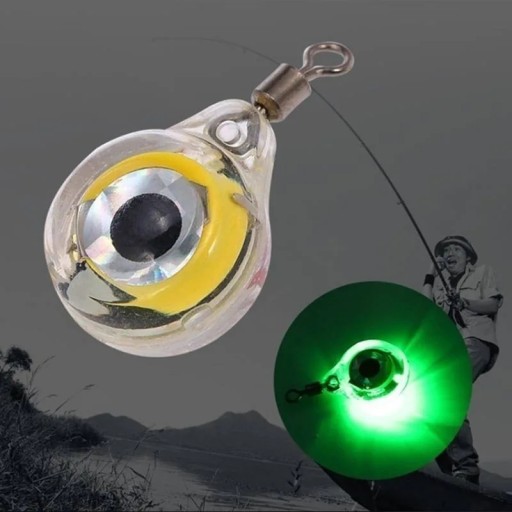LED rybárska lampa na vlasec pre plavákový SET OSVETLENIE RYBÁRSKEHO MIESTA