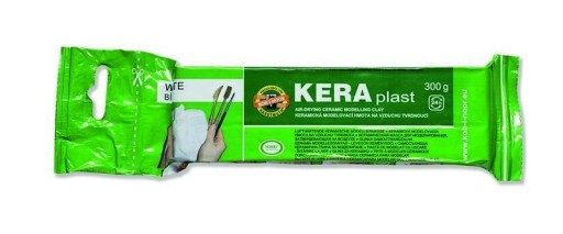 Tvrdiaca hlina biela 300g