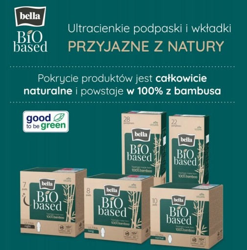 Bella BIO BASED Hygienické vložky 7 ks. NOC