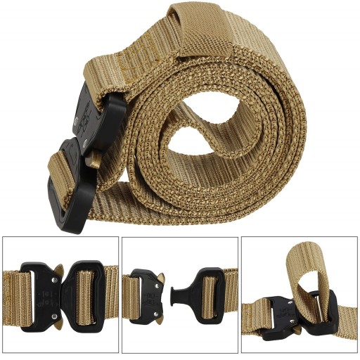 VOJENSKÝ TAKTICKÝ OPASOK na nohavice SURVIVAL vojenský opasok QR BUCKLE silná