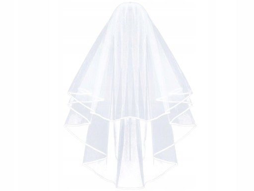 BIELY DVOJSVADOBNÝ ZÁÁL 80 CM S NUDA W4