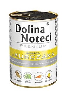 Dolina Noteci Prémiové mokré krmivo pre psov bohaté na kuracie mäso 400g