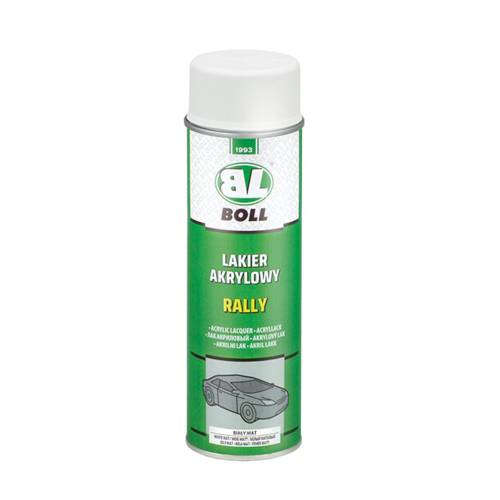AKRYLOVÝ LAK 500ML AEROSOLOVÝ MATNÝ RALLY BIELY / BOLL