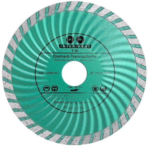DIAMANTOVÝ KOTOUČ PRE BETÓNOVÝ TURBO KOCK 125 mm