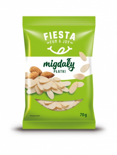 Fiesta mandľové lupienky 70g
