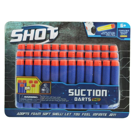 36ks NERF NÁPLNE ŠÍPKY PRE ODPAĽOVAČE MUNÍCIA PRE NERF ZBRAŇ