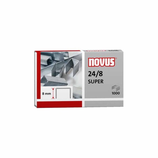 Spony NOVUS 24/8 S 1000 ks. 040-0038 Nové