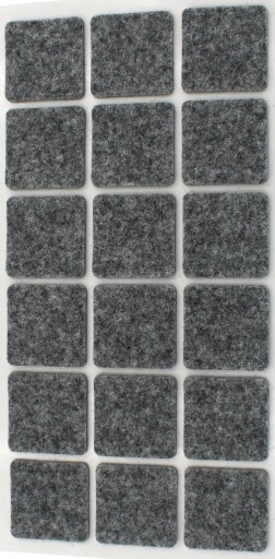Samolepiace plsti STAROSTLIVOSŤ O PODLAHU 30 x 30 mm ŠEDÁ