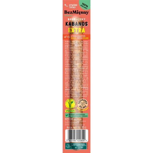 Kabanosy Jedynki 35 g Bezmäs