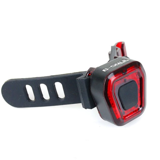 LED svetlo na bicykel 100lm IPX4 zadná zadná USB sedlovka