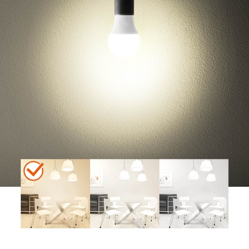 E27 LED žiarovka, teplá biela farba svetla, 11W