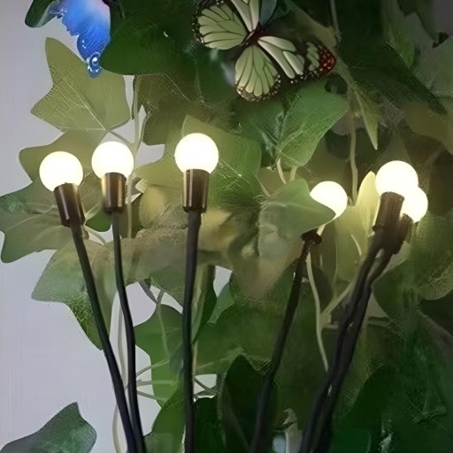 Solárna lampa Púpavové gule Záhradné gule 70cm + Twilight Senzor