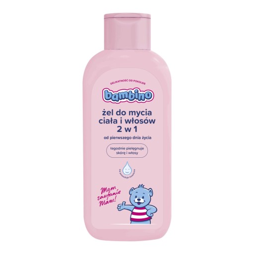 Bambino Gél na umývanie tela a vlasov 2v1 400 ml