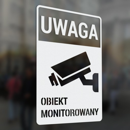 Nálepka - Monitorovaný objekt 10x15