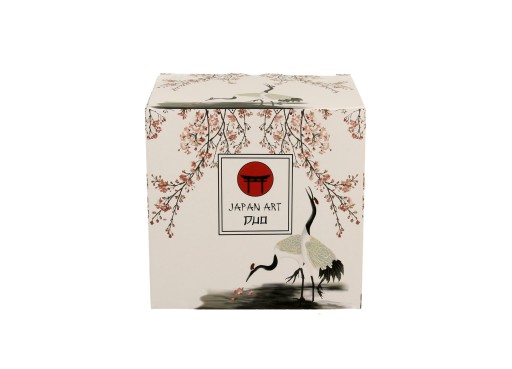 Klasický hrnček 350 ml Sakura a žeriavy