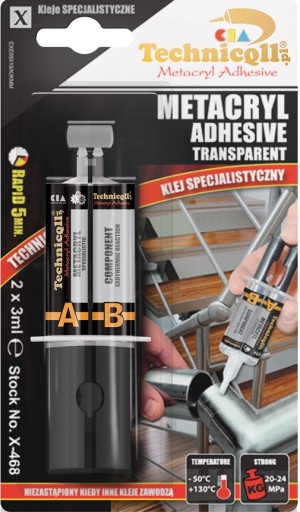METAKRYLÁTOVÉ LEPIDLO 2*3ML TECHNICQLL