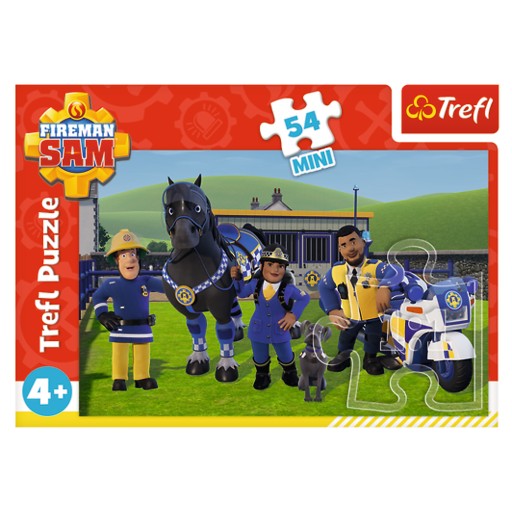 Puzzle 54 Mini Team Fireman Sam Guard 19760