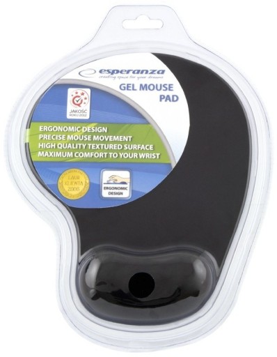 GÉLOVÁ PODLOŽKA POD MYŠ NA ZÁPESTÍ Ergonomická