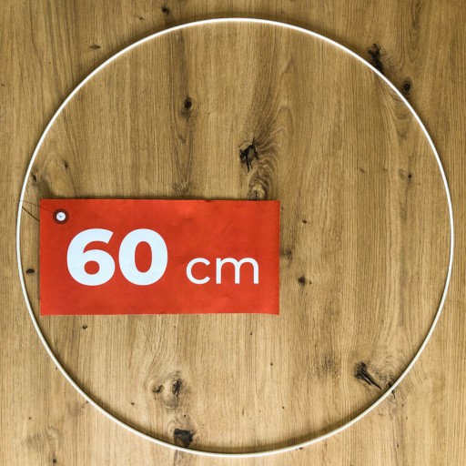 Biely prsteň na lapač snov 60 cm - lapač snov