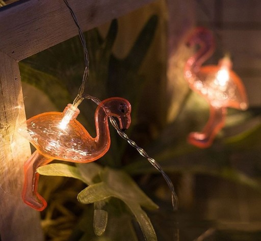 SOLAR GARDEN GARLAND dekoračné PLAMENIKY 10 LED