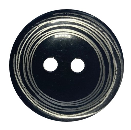GOMBÍKY KABÁT GOMBÍK 30 mm - ČIERNA