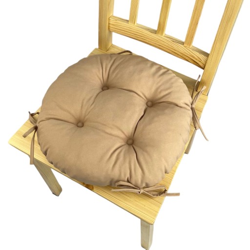 Vankúš na stoličku, 35 cm, BÉŽOVÝ KRUH