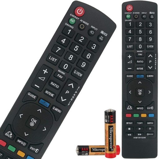 UNIVERZÁLNE DIAĽKOVÉ OVLÁDANIE PRE LG AKB72915246 HD/4K/SMART