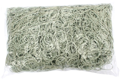 GUMA NA RECEPTY MALÉ SILNÉ 30 mm x 1,5 mm BIELE 1 KG