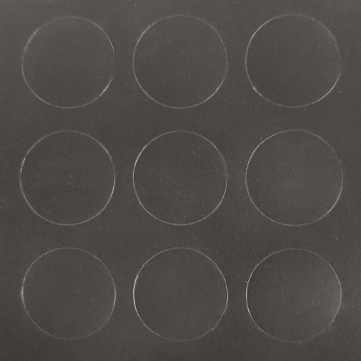 Samolepiaca zátka na zakrytie otvorov v nábytku Light Graphite Fi 20 mm
