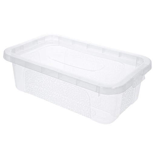 PLASTOVÝ NÁDOB 4,5L box, priehľadný organizér, plastový box