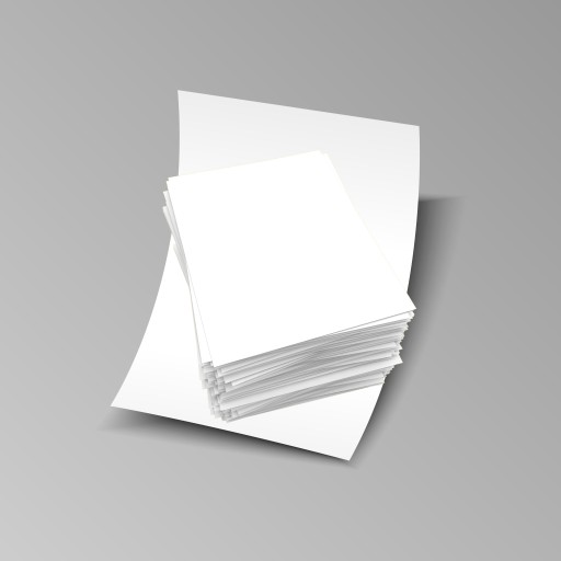 BIELY KOPÍROVACÍ PAPIER A4 do tlačiarne RYZA 500 70g