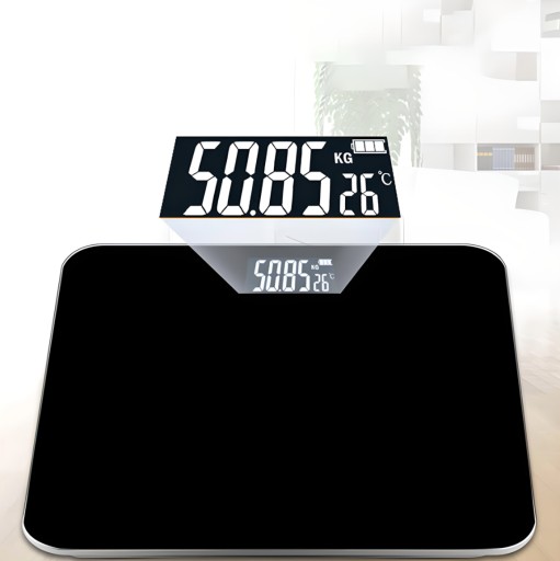 KÚPEĽŇOVÁ VÁHA ELEKTRONICKÁ SKLENENÁ LED SLIM PRECIZNÁ 180 KG + BATÉRIE