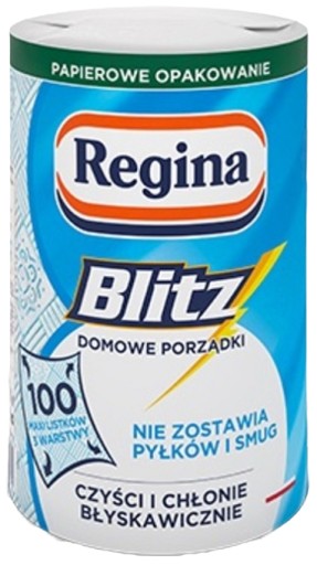Univerzálna papierová utierka REGINA BLITZ - 100 listov, 3 vrstvy celulózy