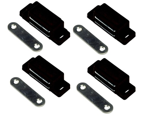 NÁBYTKOVÁ MAGNETOVÁ MAGNETICKÁ ZÁPADKA ČIERNA 4 KS.